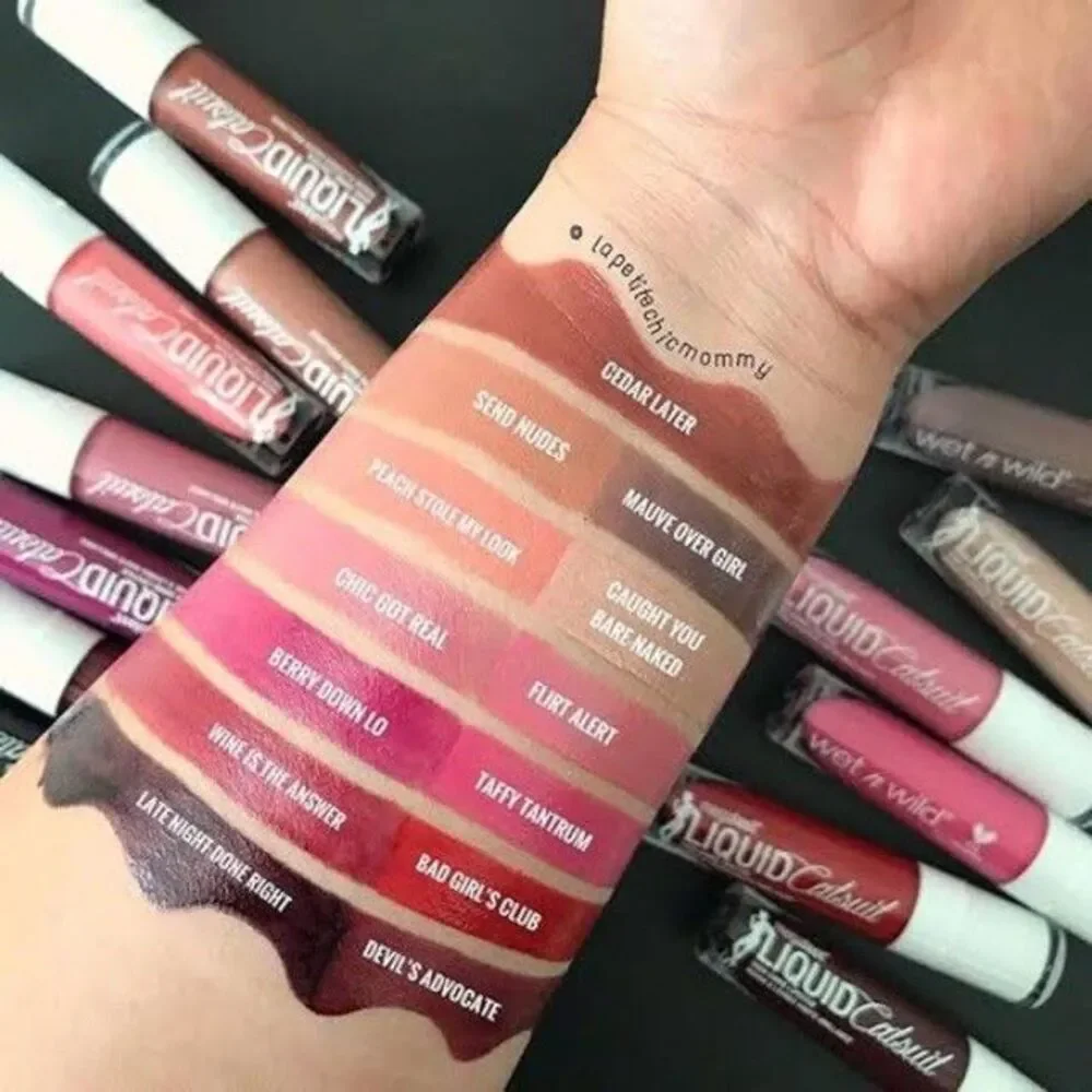 Wet N Wild MegaLast Liquid Catsuit High Shine Lipstick Long Lasting Lip Gloss